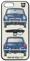 MGC GT (wire wheels) 1967-69 Phone Cover Vertical